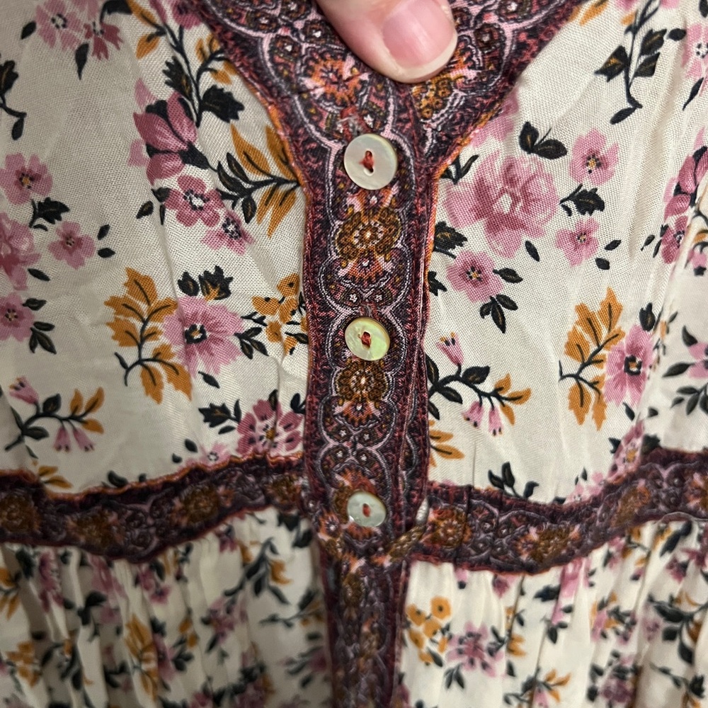Spell & The Gypsy Elle Gown in Rosewood size small - Picture 7 of 9